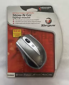 Targus Retractable Optical Stow-N-Go Laptop Mouse - Picture 1 of 3