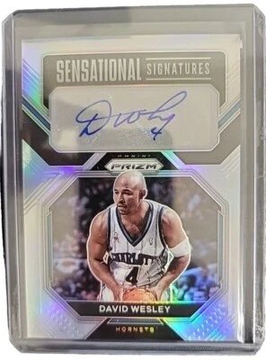 2022-2023 Panini Prizm, David Wesley, Silver Prizm Sensational Signatures,... - Image 1 of 2