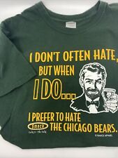 Green Bay Packers Football Fan Tee T Shirt Green Size Large L Smack Apparel