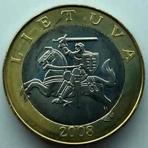 Litauen 2 Litai 2008 - Bild 1 von 4