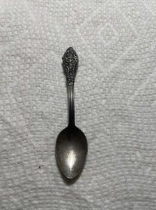 Vtg reed & barton sterling florentine lace small spoon Brooch Pin - Bild 1 von 6