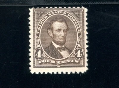 USAstamps Unused VF US 1894 Bureau Lincoln Scott 254 OG MLH - Image 1 of 2
