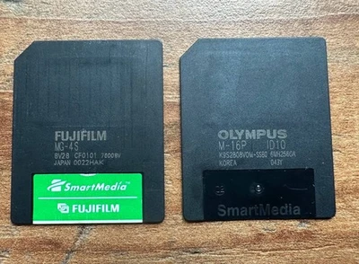 Olympus  SmartMedia 16MB and Fujifilm MG-4S 4MB Memory Card NOT Tested! - Image 1 of 4