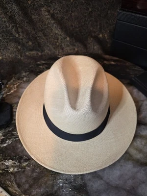 Jaxon Hats Brisa Grade 8 Panama Straw Fedora Hat - Image 1 of 4