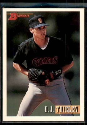 1993 Bowman D.J. Thielen RC #224 San Francisco Giants - Image 1 of 2