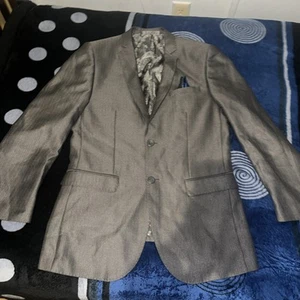 Tazio Italy Men’s Light Gray Two Button Two Piece Suit. 48L  - Picture 1 of 8
