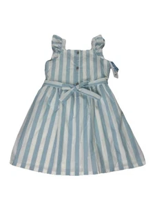 Carter's Girls Ruffle Blue Spring Easter Belted Dress Size 5/5T NWT - Picture 1 of 6