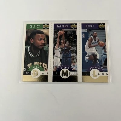 1996-97 Collector's Choice Mini-Cards Todd Day, Oliver Miller,  Lang Gold. M4 - Image 1 of 2