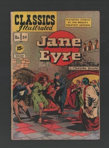 CLASSICS ILLUSTRATED #39 JANE EYRE VG+ HRN 92 - Picture 1 of 6