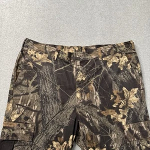 Vintage Mossy Oak Pants Mens XL Camouflage Cargo Adjustable Hunting Woodlands - Picture 1 of 12