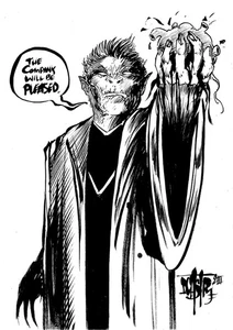 Company Man (2023) Original 6 x 8" Dave Castr Horror Comic Art With ARG COA 78 - Bild 1 von 5