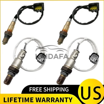 4pcs Oxygen O2 Sensor Upstream & Downstream for 2007 2008 Infiniti FX35 M35 3.5L - Image 1 of 4
