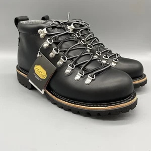 Eddie Bauer K-6 Boots Mens US 9 Black Waterproof Vibram Hiking Outdoors 0025 - Picture 1 of 12