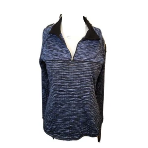 Avia size S 4-6 athletic top women v-neck zipper stretch tunic collar - Picture 1 of 7