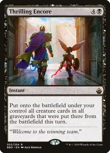 Thrilling Encore [Battlebond] Magic MTG - NM/M - Image 1 of 1