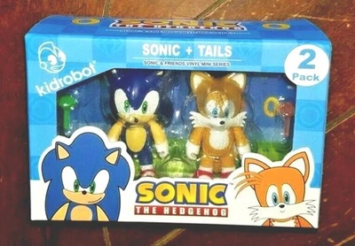Sonic The Hedgehog & Friends: SONIC & TAILS 2.5" ¡Mini figuras de vinilo de la serie! Foto 1 de 4
