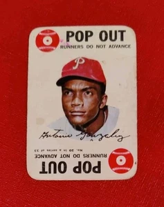 1968 Topps#20 Antonio Gonzalez Pop Out Phillies MLB Card  - Picture 1 of 3