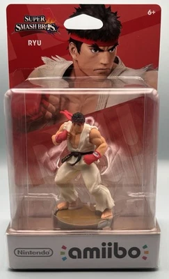 RYU: НОВЫЙ/ЗАПЕЧАТАННЫЙ Amiibo Nintendo Switch Wii U: Super Smash Bros УЛИЧНЫЙ БОЕЦ 2 - Изображение 1 из 4