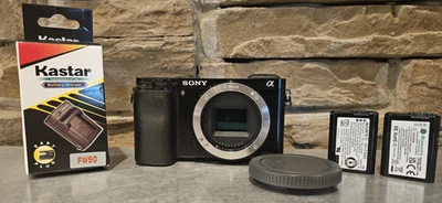 SONY a6000 ILCE-6000 24.3 MP Mirrorless Digital Camera Body Only - 2 Batteries - Image 1 of 4