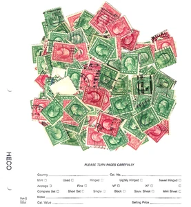 150 +/- Collection 1-2 Cent Untyped Washington Franklin Couple Precancel US23-12 - Picture 1 of 3