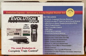 Digitrax ~ New 2025 ~ EVOX Evolution Express Advanced 5/8A Complete Starter Set - Picture 1 of 1