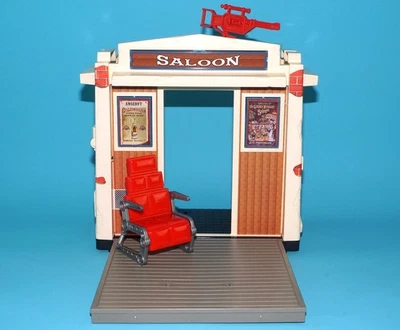 BRAVESTARR FORT KERIUM SALOON 100% COMPLETE CUSTOM SET 1986 MATTEL READ - Immagine 1 di 4