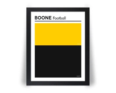 Impresión de póster fotográfico muestra color fútbol americano BOONE - 8x10 11x14 o 16x20 Foto 1 de 4