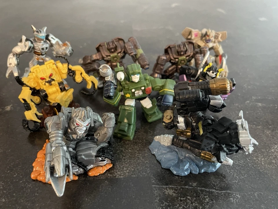 Lote de 9 figuras de acción Transformers Robot Heroes película y G 1 Hasbro 2006-2007 Foto 1 de 4