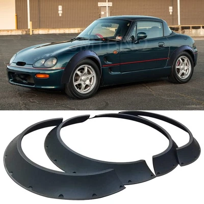 Kit de 4 piezas de arcos de rueda de carrocería extra ancha para Suzuki Cappuccino JDM Foto 1 de 4