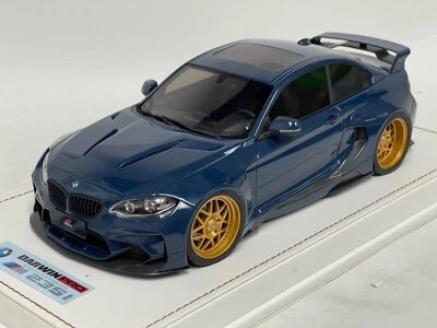 1/18 GLM Modelli BMW M2 Serie Drwinpro From 2105 BMW Blu Personalizzato AB109 - Immagine 1 di 4