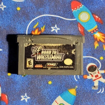 WWF Road to WrestleMania Nintendo Game Boy Advance 2001 GBA Authentic Tested - Image 1 of 2