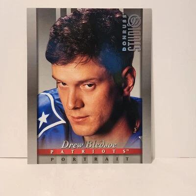 Drew Bledsoe Portrait 1997 Donruss Studio 8x10 #4 - Image 1 of 2