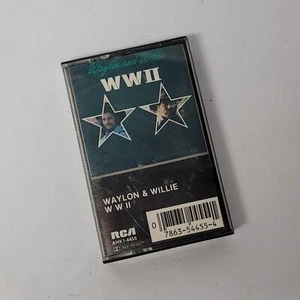 Waylon & Willie WWII 1982 Cassette Waylon Jennings Willie Nelson - Picture 1 of 9