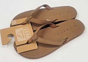 Reef Womens Solana Leather Classic Brown 8 - Picture 1 of 4