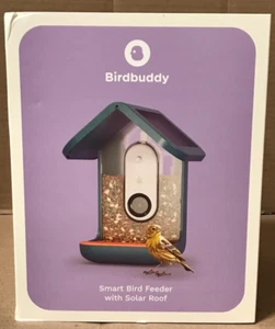 Bird Buddy Smart Bird Feeder With Camera Solar Powered Solar Roof NEW SEALED - Picture 1 of 3