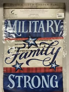 Military Family Garden Flag Red, White, and Blue Flag Trends USA - Picture 1 of 1