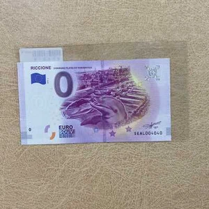 Banconota ricordo euro Riccione Italia SIGILLO 004040 - Foto 1 di 2