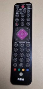 RCA Platinum Pro 6 Device Universal Remote Backlit Model RCRTBL06BE Power Tested - Imagen 1 de 7