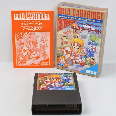 MONSTER WORLD Super Wonder Boy G-1346 Sega Mark III 4139 m3 - Image 1 of 4