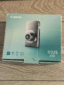 CANON IXUS 210 Black 14.MP Digital Compact Camera EMPTY BOX f2.8 Lens BOX ONLY - Picture 1 of 6