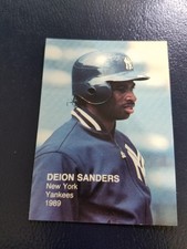 Deion Sanders New York Yankees #8 1989 Rookies Superstars Oddball WOW