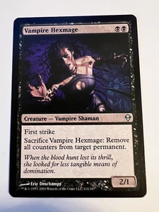 MTG Magic The Gathering Zendikar Vampire Hexmage Uncommon LP - Picture 1 of 2