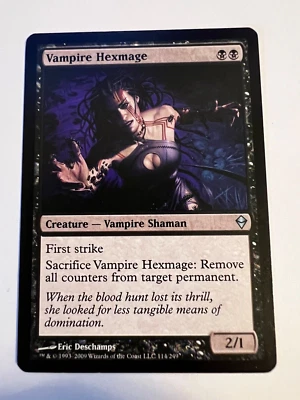 MTG Magic The Gathering Zendikar Vampire Hexmage Uncommon LP - Image 1 of 2