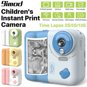 Kids Camera Instant Print Camera 2.4" 1080P Children Selfie Video Digital Camera