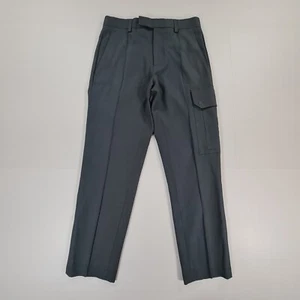 DIOR Mens Cargo Trousers Black W30 L29 Cotton Pants Tapered IT46 - Picture 1 of 10