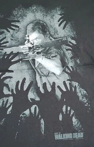 The Walking Dead T-Shirt Sz Medium Zombies 2014 Daryl Dixon Collectible Tee - Picture 1 of 11