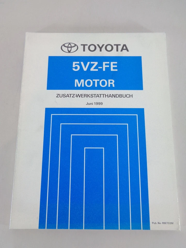 Manual De Taller Toyota 5VZ-FE 3,4L Motor Para Land Cruiser Prado J90 De 6/1999 - Imagen 1 de 1