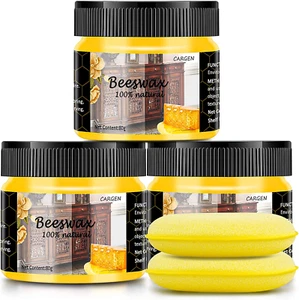 CARGEN 3 PCS Wood Seasoning Beewax Natural Beewax Traditional Wood Wax Multipurp - Picture 1 of 7