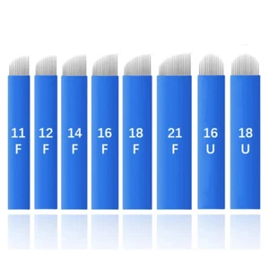 Manuelle Augenbrauenklingen Microblading 0,18 mm Permanent Make-up Tattoo Nadel - Bild 1 von 21