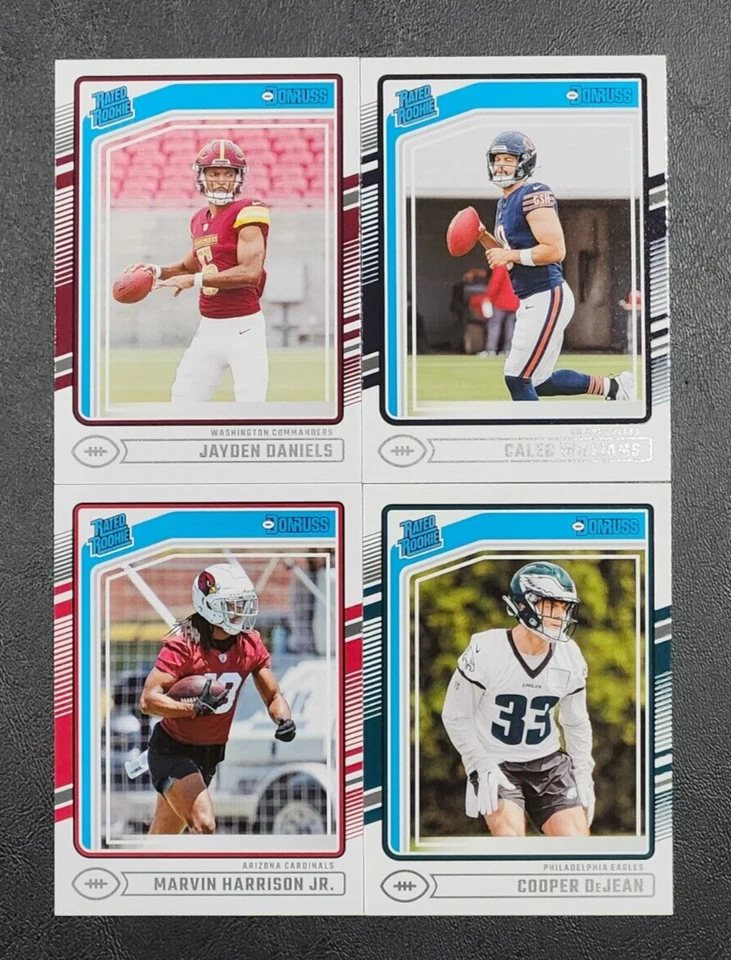 2024 Donruss Football RATED ROOKIE BASE 301-400 You Pick the Card - Image 1 of 1